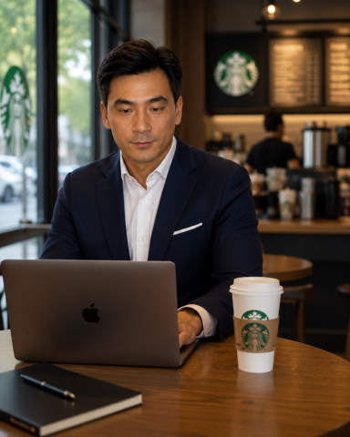 A Day in the Life of a Realtor | Coffee Shop Work Session